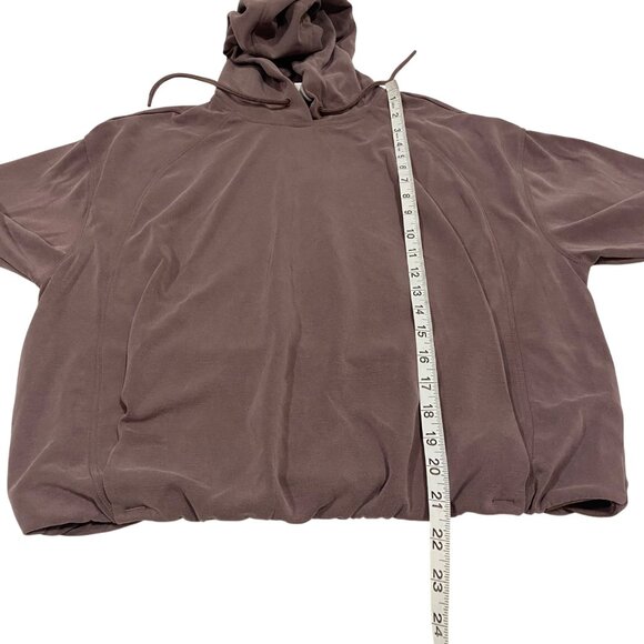 Athleta Seasoft Bubble Hem Hoodie‎ in Smokey Rose Size XS - Picture 8 of 8